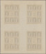 Croatia: 1944, War Relief, Complete Set Of Four Values In Cross Gutter Sheets Of - Kroatië