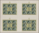 Croatia: 1944, War Relief, Complete Set Of Four Values In Cross Gutter Sheets Of - Croatie