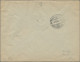 Liechtenstein: 1925, 5 A. 7 1/2 Rp. Putten Gez. 9 1/2 Im 4er-Block Auf Brief, 5 - Brieven En Documenten