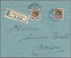Liechtenstein: 1927/28, 10 Und 30 Rp. 87. Geb. Fürst Johann In 2 Paaren Auf Eil- - Lettres & Documents