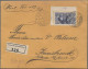 Liechtenstein: 1928, 120 Rp. 70.Jahrestag Der Thronbesteigung, Eckrandstück Als - Lettres & Documents