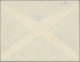 Liechtenstein: 1930, 15,20, 25(2), Und 35 Rp. Flugpost Auf 2 LP-Briefen 1.Winter - Lettres & Documents