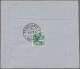 Liechtenstein: 1937, 10 Rp. Flugpost Adler Auf Kleinem Briefchen Mit 1. Brieftau - Brieven En Documenten