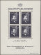 Liechtenstein: 1936/1952, Einige Bessere Marken U. Blocks, Bl.2-5, Mi 304/05 A, - Unused Stamps