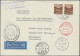 Liechtenstein - Dienstmarken: 1935, Dienstmarken II, 2x 25 Rp. Mit Rotem Aufdruc - Official