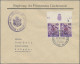 Liechtenstein - Dienstmarken: 1937/38, Dienstmarken III, 10 U.20 Rp. Mit 4 Versc - Dienstzegels