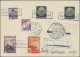 Liechtenstein - Portomarken: 1936, Nachportomarken Ziffer Im Band, 3x 5 Rp. Auf - Taxe