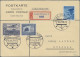 Liechtenstein - Besonderheiten: 1939, 2 R-Antwortkarten Mit MiF Tschechoslowakei - Other