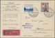 Liechtenstein - Besonderheiten: 1946, "Militär-Interniertenlager Ruggell" Violet - Other