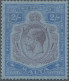 Malta: 1922, KGV Definitives 2s. Chalk-surfaced Paper Purple And Blue, Variety " - Malte