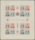 Monaco: 1951, 1 Fr To 6 Fr, Red Cross, Two Souvenir Sheets, Mint Never Hinged, P - Neufs