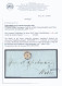 Österreich: 1850, 1 Kr. Orange, Type III, Breitrandiges Kabinettstück, Als Einze - Briefe U. Dokumente