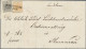 Österreich: 1850, 2 Kreuzer Schwarz, Handpapier Type Ia Und 1 Kreuzer Braunorang - Lettres & Documents