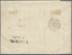 Österreich: 1852, 3 Kr Rot Und 6 Kr Braun, Je Engvoll- Bis Vollrandig, Auf Kompl - Lettres & Documents
