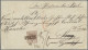 Österreich: 1850, 6 Kr. Braun, Handpapier, Breitrandiges Kabinettstück Mit Schwa - Cartas & Documentos