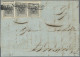 Österreich - Lombardei Und Venetien: 1850, 10 Cent. Schwarz, Type Ia, Waagerecht - Lombardije-Venetië