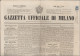 Österreich - Lombardei Und Venetien - Zeitungsmarken: 1858, Zeitungsmarke (1.05 - Lombardije-Venetië