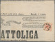 Österreich - Lombardei Und Venetien - Zeitungsstempelmarken: 1859, 2 Kreuzer Zin - Lombardo-Venetien