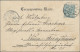 Delcampe - Österreich - Ganzsachen: 1894/1904, GSK 2 Kr. (2) Mit Rückseitigen Lithos "Gruss - Otros & Sin Clasificación