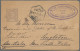 Portugal - Postal Stationery: 1896 P/s Double Card 20r.+20r. Grey-lilac Used Fro - Ganzsachen