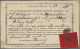 Russia - Zemstvo: 1881, USTSYSOLSK, 3 K. Black On Brick Red On Postal Form (regi - Zemstvos