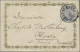 Sweden: 1858, 10 öre Ultramarin, Tied By Cds "WEST.ST.BANAN 29.12.(18)62" To Dec - Briefe U. Dokumente