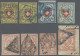 Schweiz: 1850-52 Acht Gestempelte Rayonmarken, Dabei 2x 10 Rp., 2x 5 Rp Hellblau - Gebraucht