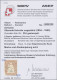 Schweiz: 1854, 5 Rp. Gelbbraun, Münchner Druck Auf Dünnem Papier Mit Grünem Seid - Gebruikt