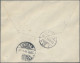 Turkey: 1914 National Day 1pi. On 1½pi. Two Singles, Used On Small Envelope From - Covers & Documents