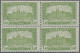 Hungary: 1919, Parliament Building Postage Stamps, 1.40 Kr In Mint Block Of Four - Ungebraucht