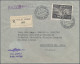 Vatican City: 1948, Airmails 250l. Black, Three Registered Airmail Covers Bearin - Brieven En Documenten