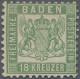 Baden - Marken Und Briefe: 1862, 18 Kr Lebhaftgrün, Ungebraucht Mit Originalgumm - Andere & Zonder Classificatie