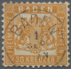 Baden - Marken Und Briefe: 1862, 30 Kr Lebhaftgelborange, Attraktives Exemplar I - Other & Unclassified