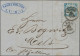 Baden - Marken Und Briefe: 1868, 7 Kr. Blau, Bug Bzw. Einschnitt, Als Einzelfran - Other & Unclassified