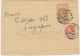 GB 189?, QV ½d Brown Superb Wrapper (WP17) Together With ½d Vermilion Jubilee With Barred Cancel "C - NPB" To SINGAPORE - Cartas & Documentos