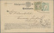 Bayern - Ganzsachen: 1875, Ganzsachenkart 2 Kr. Graugrün Mit Zusatzfrankatur 1 K - Other & Unclassified