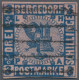 Bergedorf - Marken Und Briefe: 1861, 3 Sch. Dunkelultramarin Auf Mattrosa, Feins - Bergedorf