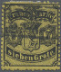 Bremen - Marken Und Briefe: 1867 7 Gr. Schwarz Auf Gelb, Gez. L 13, Mit Plattenf - Bremen