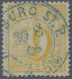 Hamburg - Marken Und Briefe: 1864, 9 Sch. Orangegelb, Idealer Blauer K 2 HAMBURG - Hambourg