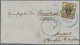 Hannover - Marken Und Briefe: 1855, 1/10 Th Schwarz Auf Orangem Netzwerk, überge - Hanover