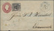 Hannover - Marken Und Briefe: 1856/57, 1/30 Th. Schwarz, Netz Rosa, Oben Etwas B - Hannover