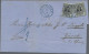 Hannover - Marken Und Briefe: 1856/57, 2 Sgr. Schwarz, Netz Grauultramarin, Zwei - Hanovre