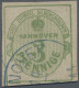 Hannover - Marken Und Briefe: 1863, Freimarke 3 Pf (dunkel)olivgrün, Sauber Gesc - Hannover