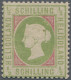 Helgoland - Marken Und Briefe: 1869, ½ S Hellgelbgrün (Druck Unscharf) / Rosarot - Helgoland