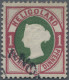 Helgoland - Marken Und Briefe: 1875, 1 Pf Lilakarmin/dunkelgrün, Farbfrisch Und - Helgoland