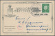 Helgoland - Ganzsachen: 1892, 5 Pf. Antwort-Gs. Mit DR 5 Pf. Ekr. "Helgoland 17 - Helgoland