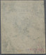 Lübeck - Marken Und Briefe: 1859, 4 S Dunkelgrün, Vollrandig, Entwertet Mit Fünf - Lübeck