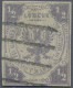 Lübeck - Marken Und Briefe: 1862, 1/2 Sch. Dunkelrötlichgrau, Zentrischer Balken - Lübeck