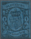 Oldenburg - Marken Und Briefe: 1859, 1 Gr. Indigo, Die Seltenste Farbnuance, Tie - Oldenbourg