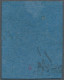 Oldenburg - Marken Und Briefe: 1859, 1 Gr. Indigo, Die Seltenste Farbnuance, Tie - Oldenburg